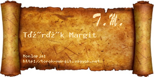 Török Margit névjegykártya